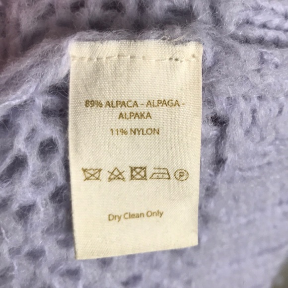 Free People Sweater Alpaca Oversized Open Weave - Picture 7 of 8